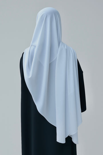 حجاب ابيض ثلجي