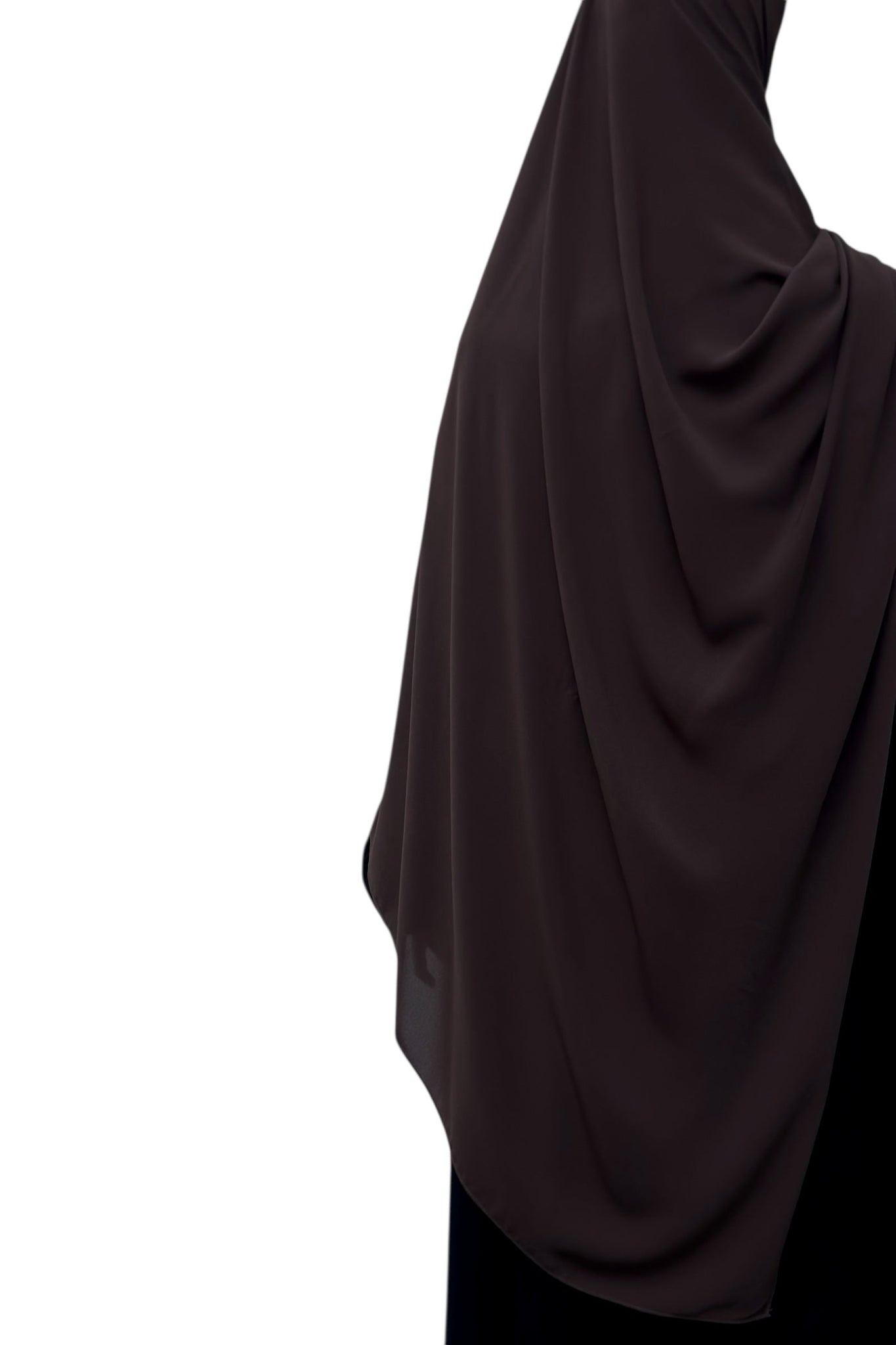 حجاب بني غامق