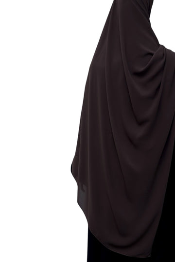 حجاب بني غامق