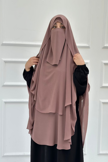 Indonesian veil (cocoa).