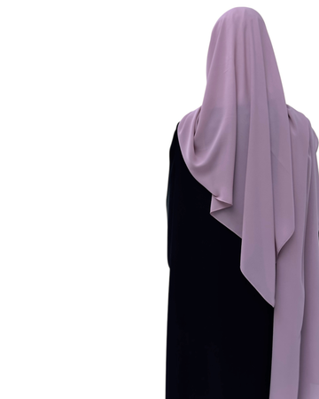 حجاب ليلاك بودر غامق