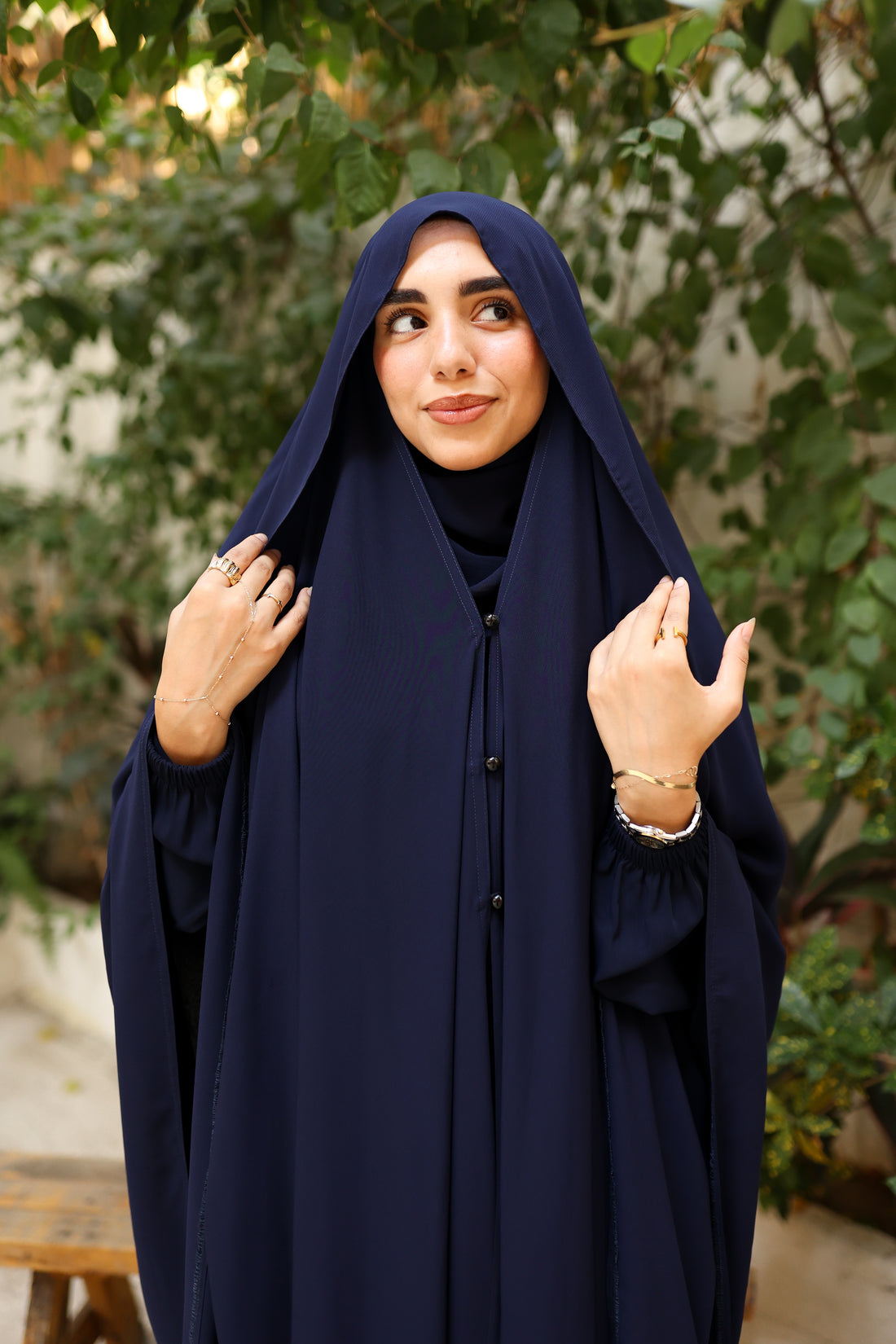 وشاح الغشوة (كحلي)