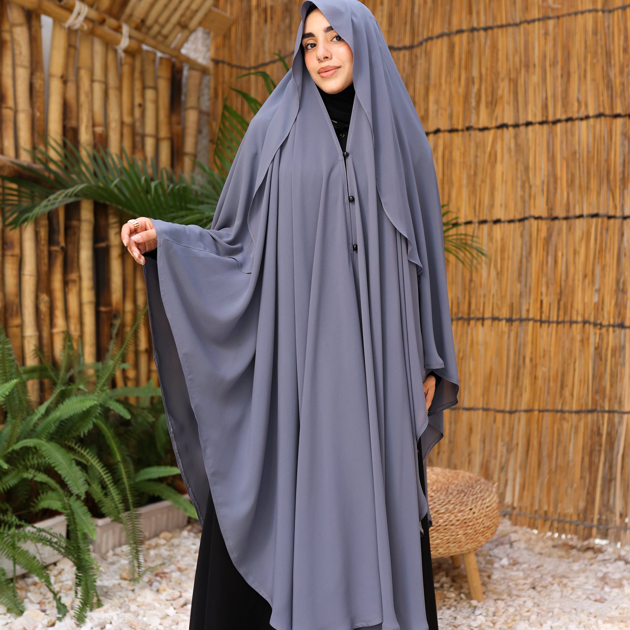 وشاح غشوة (رمادي )