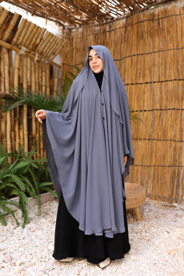 وشاح غشوة (رمادي )